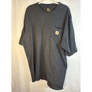 Men’s Carhartt Black Short Sleeve T Shirt Size 2XL Original Fit Preowned